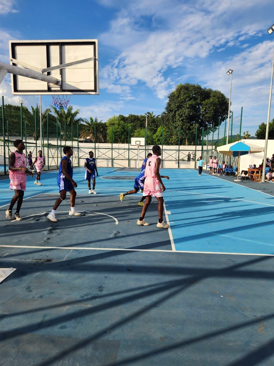 Terrain de basketball